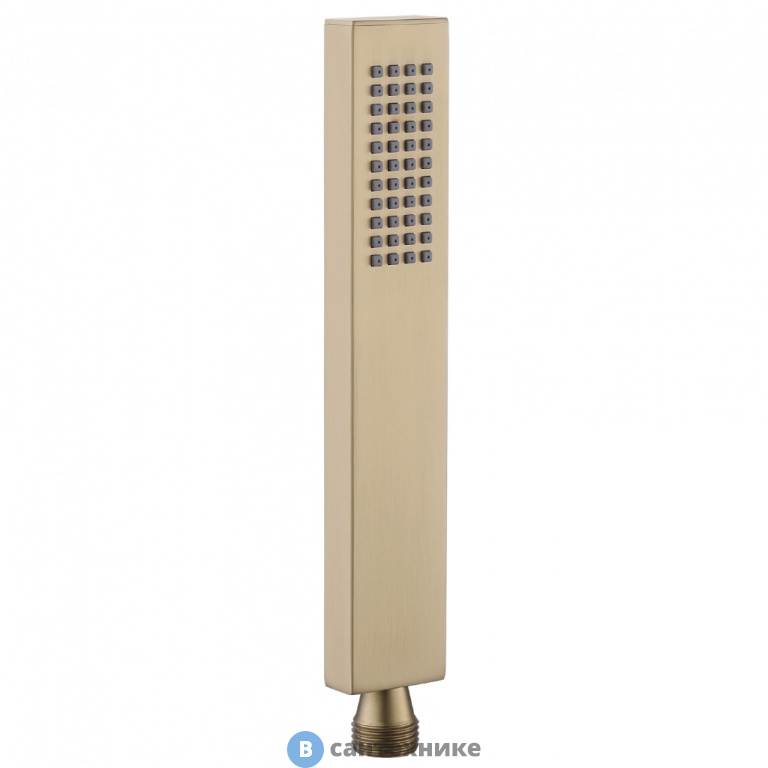 Душевая лейка ABBER AF0050G латунь, золото матовое