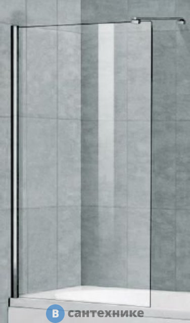 Шторка Cezares LIBERTA-V-1-90/155-C-Cr на ванну (900х1550)