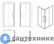 картинка Душевое ограждение ESBANO ESF-80D1+110D2-B черный