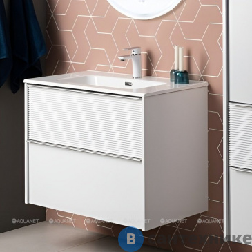 картинка Тумба под раковину Aquanet Вита 80 белый матовый (330475)