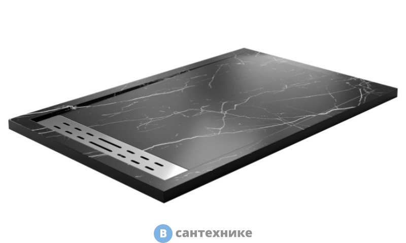 Душевой поддон WasserKRAFT Neime 19T36 1400*900*40, искусственный камень, без сифона