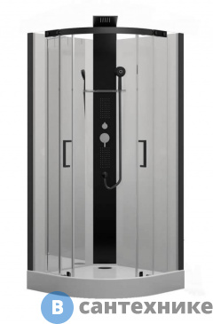 картинка Душевая кабина Black&White G8701 (900х900х2170)