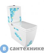 Унитаз с бачком Arcus 050 белый MM моноблок (без сиденья)