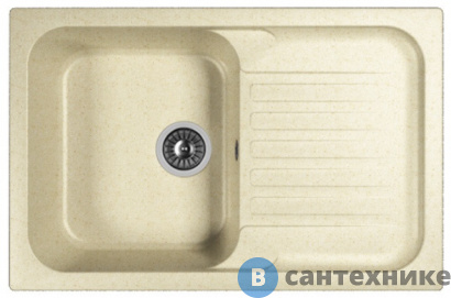 картинка Кухонная мойка Dr. Gans Адель 780, латте СМс (25.090.C0780.403)