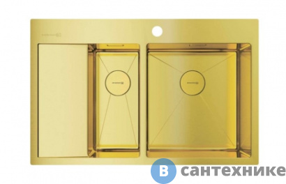 картинка Кухонная мойка OMOIKIRI Akisame 78-2-LG-R (4973088)