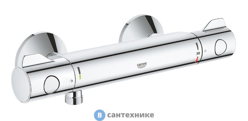 Термостат Grohe 34558000 Grohtherm 800 для душа 1/2", настенный монтаж