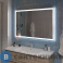 картинка Зеркало BelBagno SPC-GRT-1200-800-LED-TCH-SND со встроенной подсветкой, голосовым управлением и подогревом, 1200x30x800