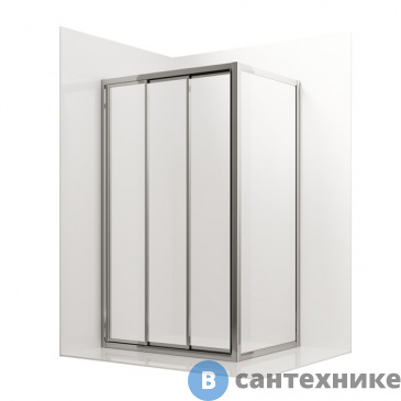 картинка Душевое ограждение Ambassador Forsa 17021102NX-100NX (1100x1000x1950), без поддона