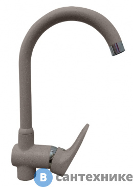 картинка Смеситель GranFest 3023 для кухни (серый)