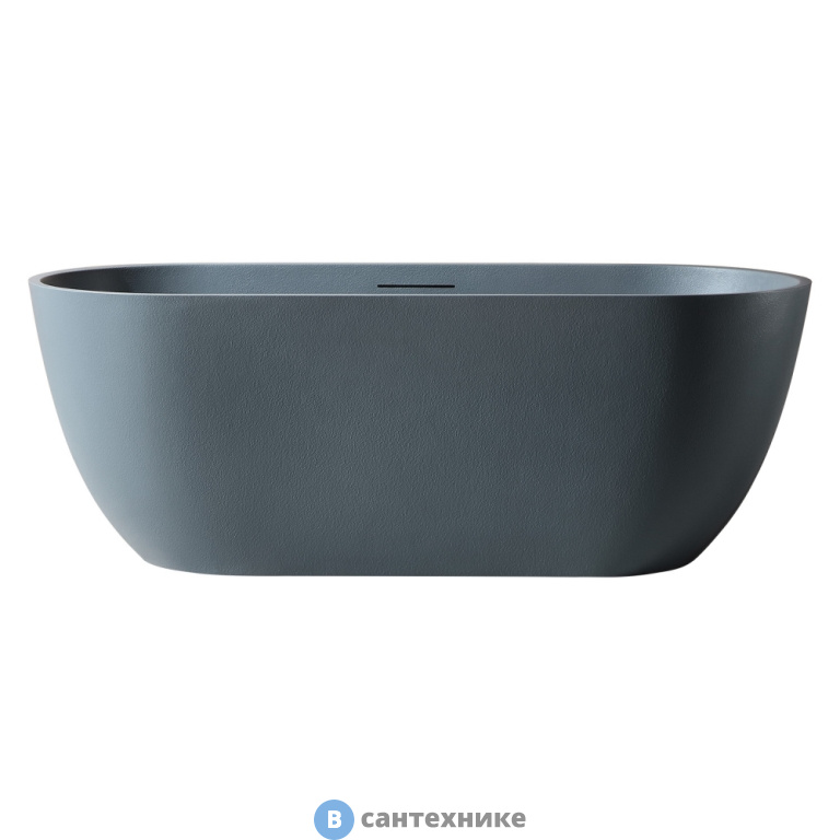 Ванна ABBER Frankfurt AM9941G 170х75 из искусственного камня, серая