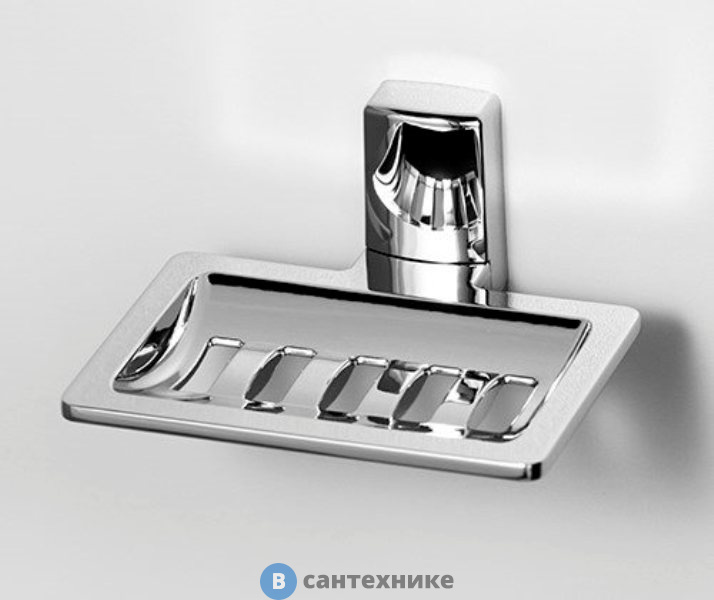 Мыльница WasserKRAFT Leine K-5069 решетка металл, хромоникелевое покрытие