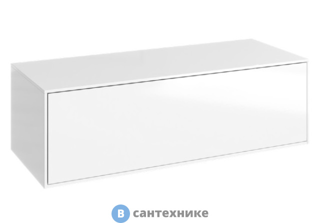 Комод Aqwella Genesis 100 подвесной, белый (GEN0310W)