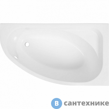 картинка Акриловая ванна Aquanet Mia 140x80 R (с каркасом) /246887/