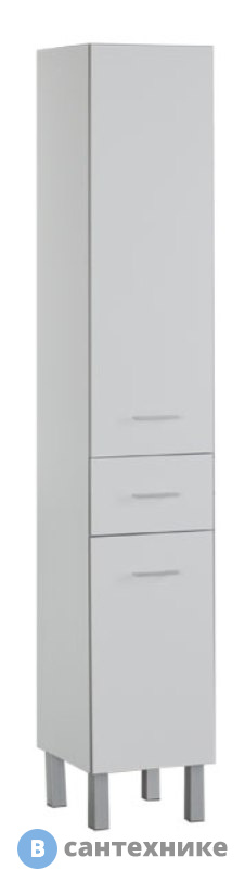 Пенал Aquanet Верона 35 белый (178970)