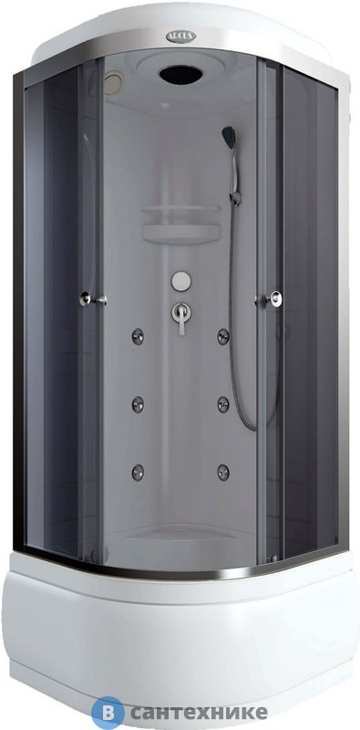 Душевая кабина Arcus AS-113G (100x100) тонированное стекло