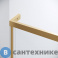 картинка Душевое ограждение Grossman Pragma 120.K33.03.1280.32.00 (120*80*195) золото сатин, стекло прозрачное, без поддона