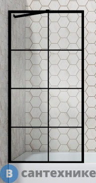 картинка Шторка для ванны Ambassador Bath Screens 16041209 (800x1400)