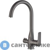 Смеситель Haiba HB76533-3 для кухни, пепельный