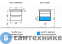 картинка Тумба под раковину СанТа Лондон-60 2 ящ, подвес. (под ум. Фостер 60) (224035)