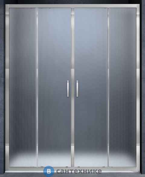 Душевая дверь Vincea Alpha VDS-3AL2170MT, 1700, хром, стекло текстурное