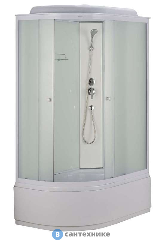 Душевая кабина Arcus ES-309 WPR (80x120) мат. стекло, высокий поддон