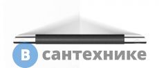 Поручень Black&White SN-1155 угловой (350x25), цвет RAL 7021