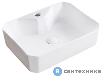 картинка Раковина BelBagno BB1387 (керамическая накладная)