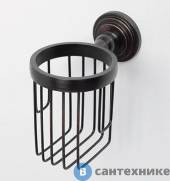 картинка Держатель WasserKRAFT Isar K-7345 освежителя металл, покрытие "темная бронза"