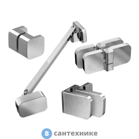 Набор Ravak B SET BSD2-L 100 хром, деталей для душевых дверей (D01000A086)