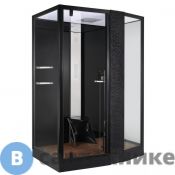 Душевая кабина Orans SR-89102RS Black, Long door handle (1500x1000x2200)
