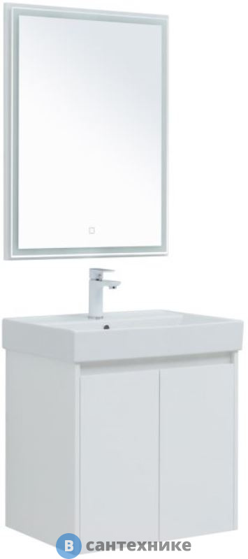 Комплект мебели Aquanet Nova Lite 60 2 дв. бел. глянец (302532)