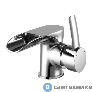 картинка Смеситель Lemark ATLANTISS LM3246C для умывальника монолитный, каскадный, хром