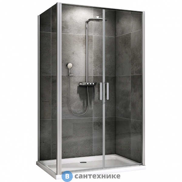 Душевой уголок ABBER Sonnenstrand AG04100C-S100 100*100*195, без поддона