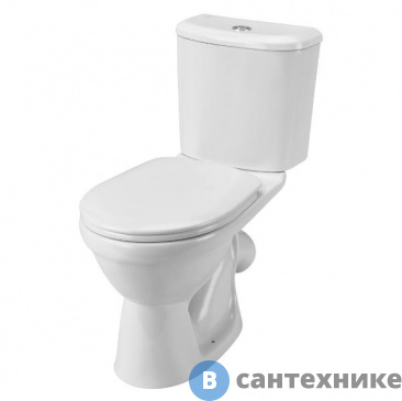 картинка Унитаз-компакт Santek Бореаль/Родос антивсплеск бел., 2-х реж. арматура (дюро, soft-close) (1.WH30.2.146)