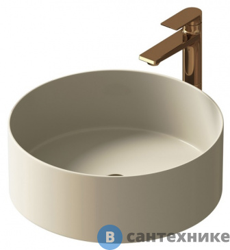 картинка Раковина Grossman GR-3013BEM (400*400*120) бежевый матовый