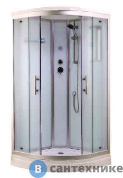 картинка Душевая кабина Timo Standart Т-6601 Silver Fabric (100*100*220)