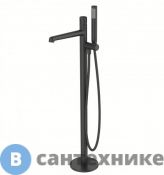 Смеситель BelBagno UNO UNO-FMT-NERO напольный для ванны, чёрный