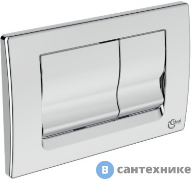 картинка Кнопка смыва Ideal STANDARD R0108AA SOLEA M1 двойной смыв, хром