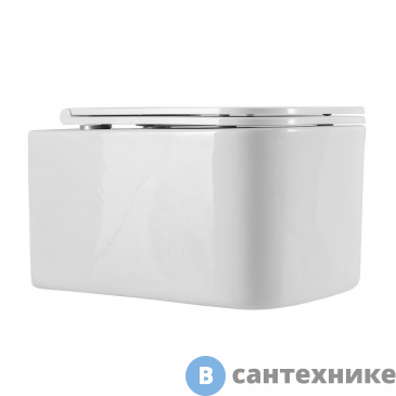 картинка Унитаз Art & MAX LATINA подвесной безободковый с креплением AM215CHR