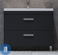 Тумба с раковиной Velvex Orlando 100 напольная (серый) (tnORL.100-232)