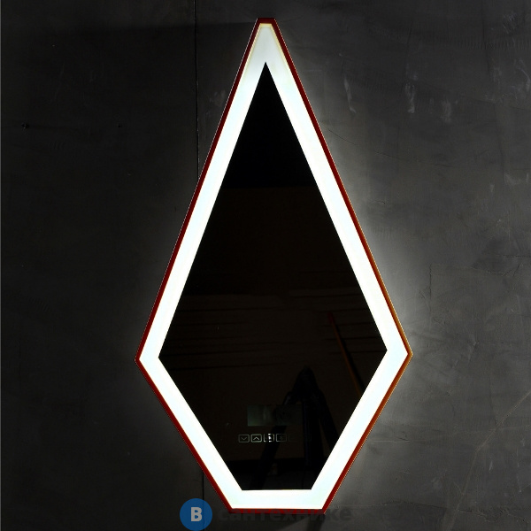 Зеркало ABBER Stein AS6611BR с подсветкой 45х80