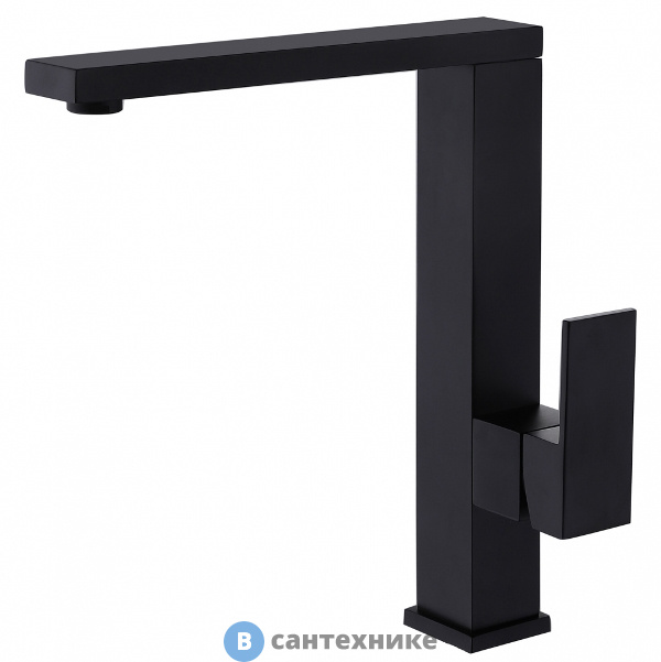 Смеситель ABBER Daheim AF8214B для кухни, чёрный матовый