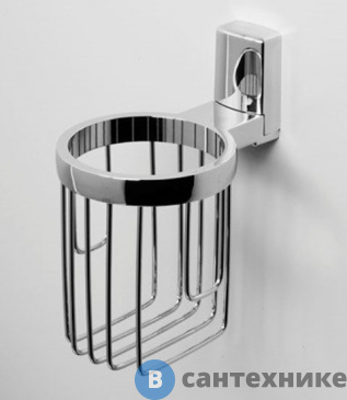 картинка Держатель WasserKRAFT Leine K-5045 освежителя металл, хромоникелевое покрытие