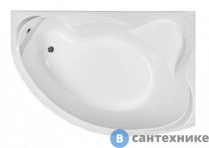 картинка Акриловая ванна Aquanet JAMAICA 160*100 R к/с31 (205503)