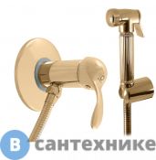 Смеситель Slezak RAV LABE L047/1Z для биде скрытого монтажа с лейкой метал., золото