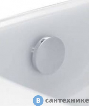 картинка Декоративная заглушка Jacob Delafon E4061-CP для переливного отверстия раковины (хром)