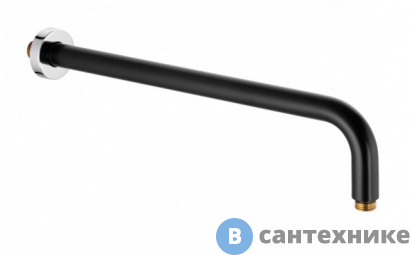 картинка Кронштейн Kludi 6651487-00 для душа 400 мм, чёрный матовый