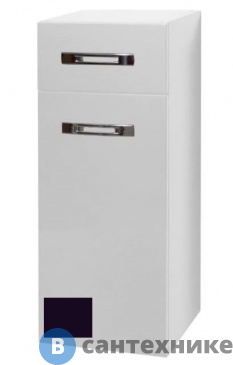 картинка Тумба VALENTE VERSANTE Ver300 98 с корзиной д/белья Корпус и Фасад Mob 606 (300*298*760)