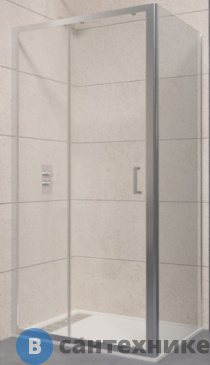 картинка Душевой уголок RGW PA-74 (PA-14 + Z-050-2) хром/Прозрачное/6 мм 110* 90*195 (410874119-11), без поддона