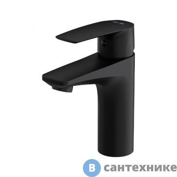 картинка Смеситель AM.PM Gem F90A02122 для умывальника, черный